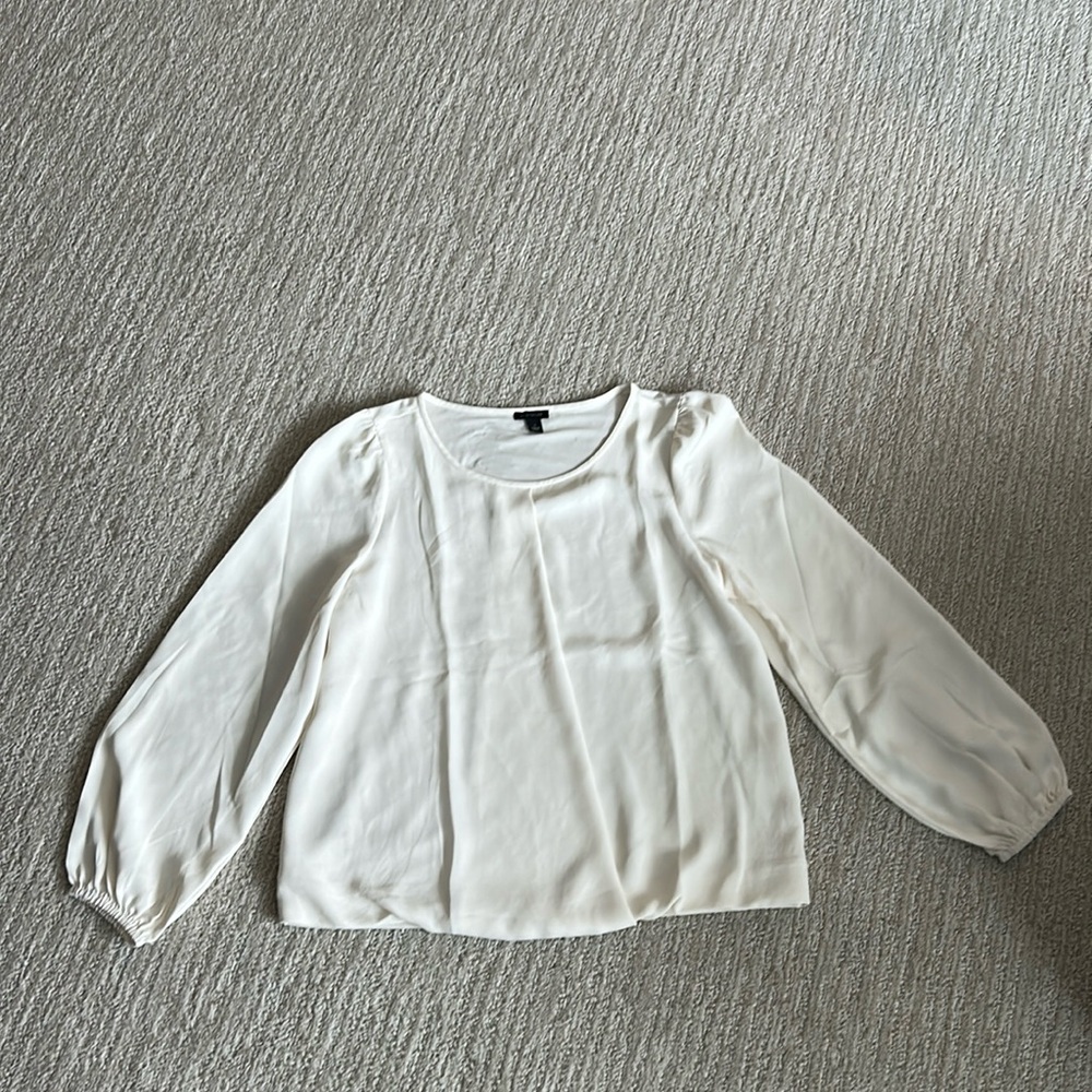 Ann Taylor cream blouse
